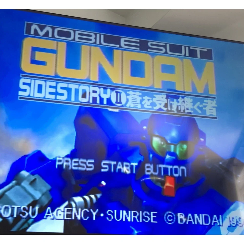 Mobile Suit Gundam Side Story II - Sega Saturn Japan Import - CIB - US Seller